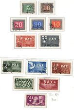 PAX - Satz gestempelt komplett - 1000€ - Michel 447-459