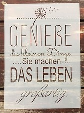 Shabby Chic Schablone Farbe