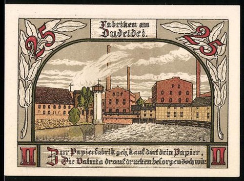 Notgeld jessnitz 1921 25 - notgeld, 1921,