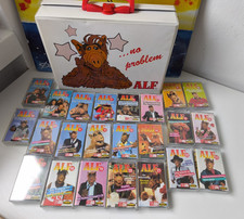 ALF Kassettenkoffer + ALF Kassetten Konvolut Folge 1-24 + 26 +27 im Top Zustand