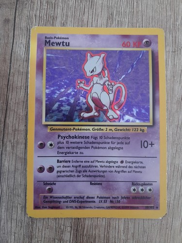 Pokemon karte mewtu - karte,