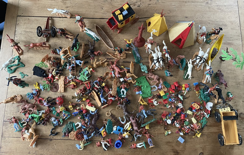 Timpo toys cowboys - timpo, toys,