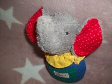 ♥ KUSCHELTIER ♥ SIGIKID ♥ ELEFANT ♥ VINTAGE STOFFTIER ♥ FROTTEE PLÜSCH ♥ 17cm ♥
