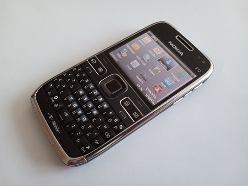 Nokia e72 schwarz - schwarz, top