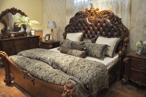 Klassisches bett barock rokoko - bett,
