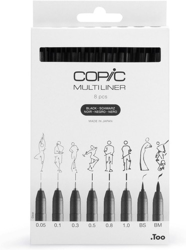 Copic multiliner set - copic, black,