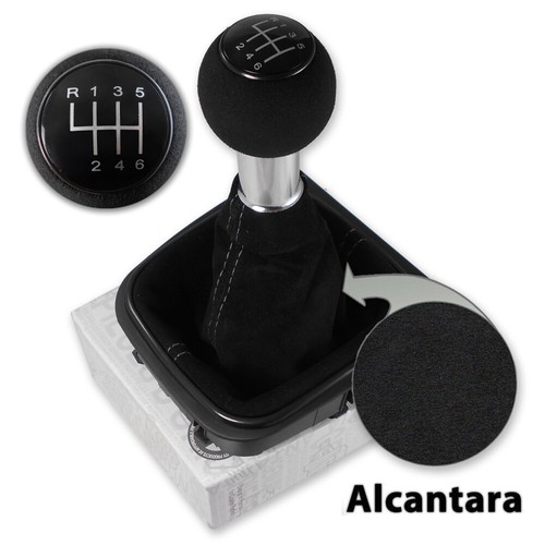 Alcantara schaltknauf - alcantara, +