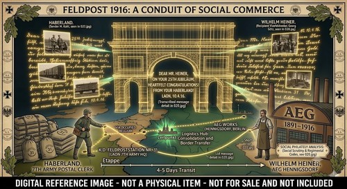 Wwi feldpost 1916 - feldpost, france