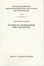 Studien zu Ciceros Rede für