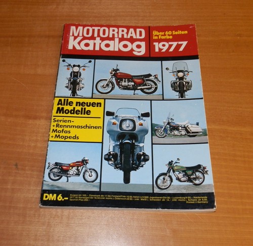 Motorrad katalog 1977 aus - motorrad,