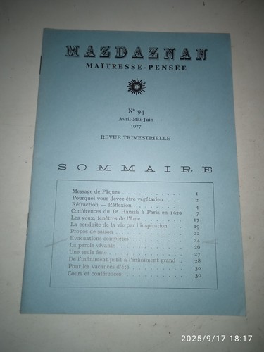 Mazdaznan meistergedanken - mazdaznan.,