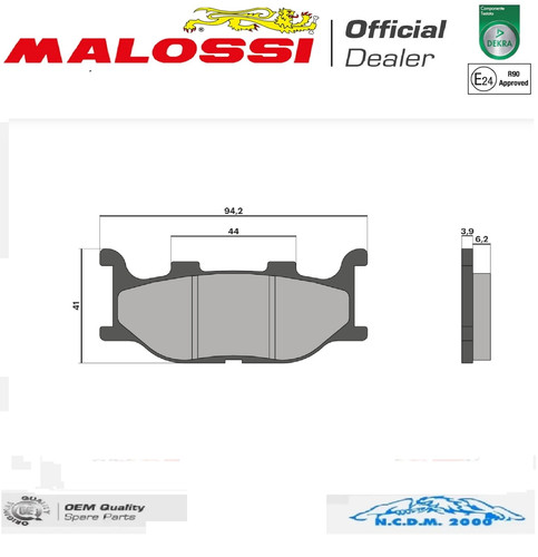 Bremsbeläge vorne malossi - vorne,