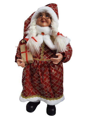 Frau weihnachtsmann 85 cm - weihnachtsmann,