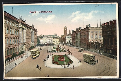 Ansichtskarte berlin busse - ansichtskarte,