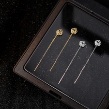 Damen Ohrringe Durchzieher