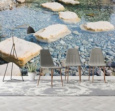 3D Stein Straße Q3863 Tapete