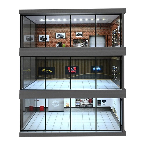 Diorama diecast garage - diorama, 1/43