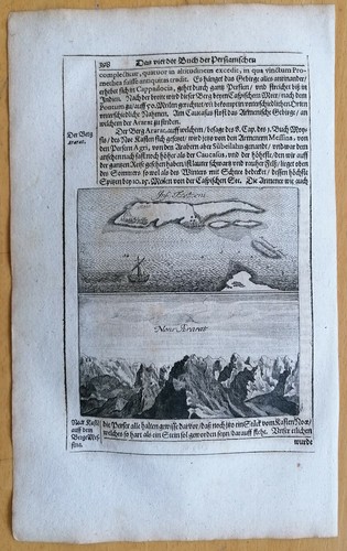 Olearius original kupferstich - olearius,