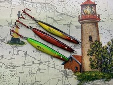 pilker set norwegen 3 Speed Pilker 125g VMC Drillinge