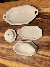 Rosenthal Maria Weiß -  4 seltene Teile mit kleinem Makel - alter Stempel 