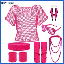 Neon Netzoberteil 80er Jahre