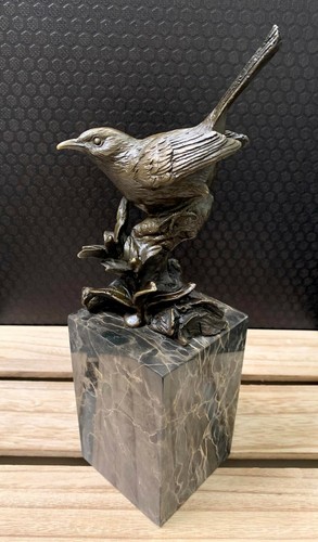 Bronzefigur vogel cm - 29,