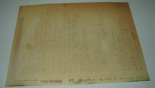 Microfich Ersatzteilkatalog Porsche 911 ab Baujahr 1978 ET Teile Katalog 1982!