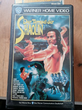 VHS RARITÄT: DER TEMPEL DER SHAOLIN (1976) MIT ALEXANDER FU SHENG   WARNER VIDEO