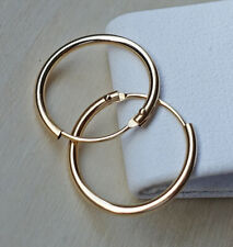 Creolen Ohrringe Creole aus 18kt 750 Kreolen Kreole Kreis Gold Earrings ♦️ 5884