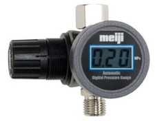 Meiji Digital Luftregler MARD Luftmessgerät Membrandruck Spritzpistole Einhei...