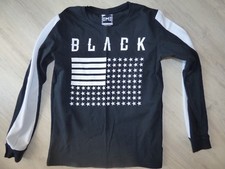 Sweatshirt von Rerock in Schwarz/Weiß, Gr. S