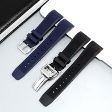 Hochwertiges Silikon Uhrenarmband Wasserdicht Gebogenes Armband 22 mm für...