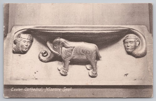 Exeter kathedrale miserere - kathedrale,