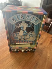 Schöne Vintage Zirkus tanzender Clown Schmuck Spieluhr