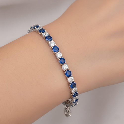Saphir diamant tennis - saphir,