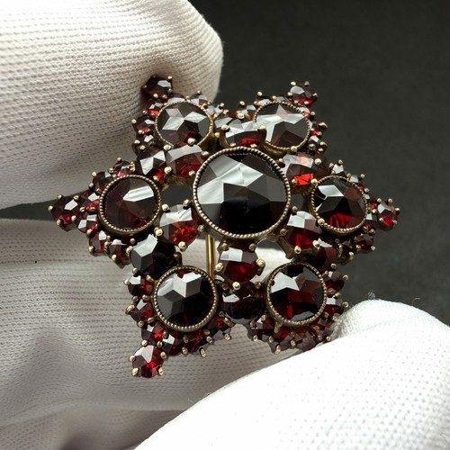 Vintage stern brosche silber - stern,