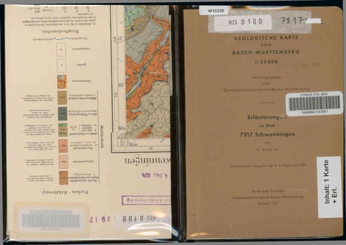 Geologische karte von - geologische,