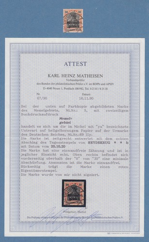 Memelgebiet germania 30pfg - memelgebiet,
