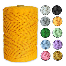 (0,05 EUR/m) Makramee Garn 3mm