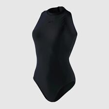 Speedo Badeanzug Schwimmanzug hydrasuit Reißverschluss Schwarz Gr. 44