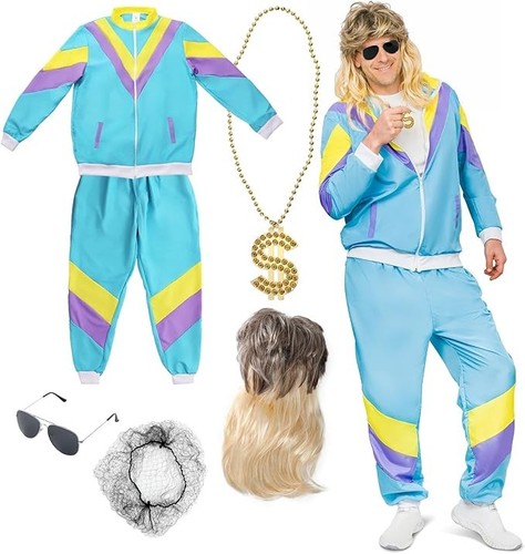 80er jahre kostüm unisex set - jahre,
