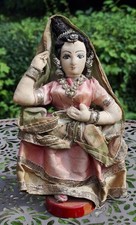 Trachten Puppe aus Indien - ca. 19 cm - sehr alte Handarbeit -Rarität Sammler