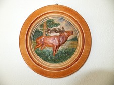 Jagd Relief - Holz Schnitzerei