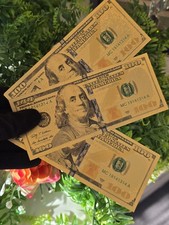 3x 100 DOLLAR Banknote Farbe