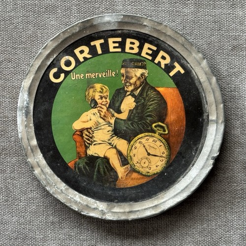 Cortebert reklame blechschild - cortebert,