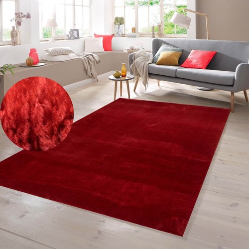Teppich shaggy flokati rot - in,
