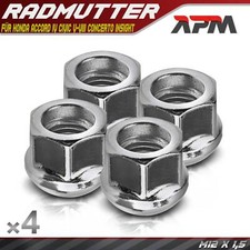 4x Radmutter M12 x 1,5 für