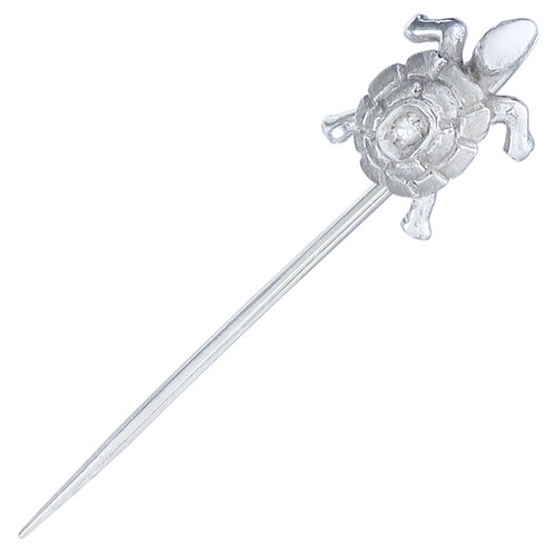 Brosche schildkröte diamant - brosche,