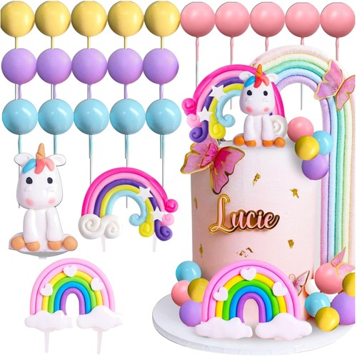 Einhorn tortendekoration - einhorn,