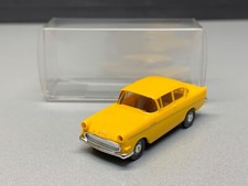 Opel Rekord P1 Coupe 2/3-Türer classic car Auto Oldtimer gelb Brekina H0 1:87
